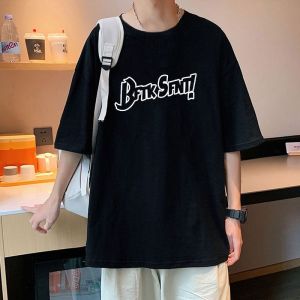 American Retro High Street Fashion Brand 100% Pure Cotton Short Sleeve T-Shirt Baby Boy and Girl Summer Loose Ins Style Student Half Sleeve T-shirt