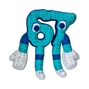 Không. 67 Đồ Chơi Nhồi Bông Màu Xanh Lam Nhân Vật Game Anime Brainrot Mềm Mại Bằng Polyester Dành Cho Trẻ Em Quà Tặng Giáng Sinh Halloween