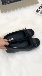 ATIKOTA Shallow Mouth Flat Shoes Fashion Butterfly Round Toe for Women Shoe