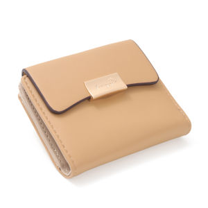 ซองใส่บัตรกระเป๋าสตางค์ทรงธรรมดาผู้หญิงกระเป๋าใส่เงินเหรียญของเด็กผู้หญิงกระเป๋าสตางค์ ใบสั้นผู้หญิงใหม่