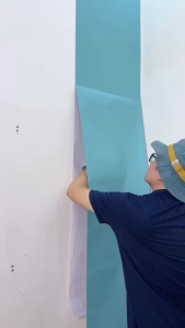 Giấy dán tường trơn pastel 10Mét x 45cm nhiều màu có keo sẵn chống nước trang trí tường đẹp