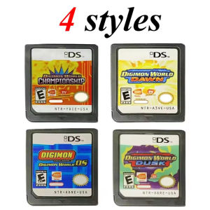 Bandai | DS Game Digimon World Card Series Championship/Digimon World DS/Digimon World Dusk Video Game Console Card for NDS 3DS