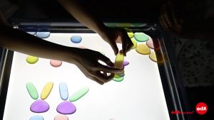 ชุดหินสีโปร่งแสง (Junior Rainbow Pebbles (Clear color)