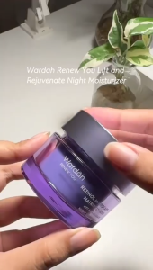 (1st Double capsulated RETINOL + CERAMIDE) Wardah RENEW YOU RETINOL MICROCAPS MATRIXYL 3000 LIFT & REJUVENATE NIGHT MOISTURIZER 30g