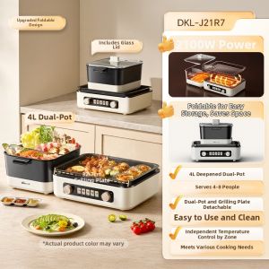 Bear | Multifunctional Electric Hotpot and Grill