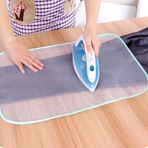 40x90cm Cloth Ironing Mesh Insulation Pad Ironing Board Cover High Temperature Resistant Ironing Mesh Pad Easy to Clean