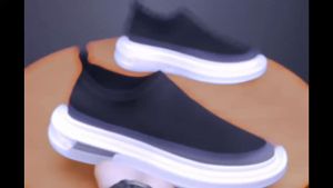 Angelie   ของใหม่  รองเท้าผ้าใบผู้ชาย รองเท้าแฟชั่น รองเท้ากีฬา มี2สี（ เทา ดำ ） ใส่สบาย B018