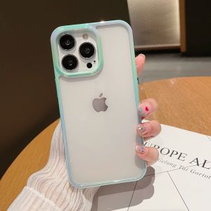 Luxurious High-End Phone Case for  17 13 16 12 15Promax Protective Full Lens Coverage Colorful Transparent Simple Design for Women