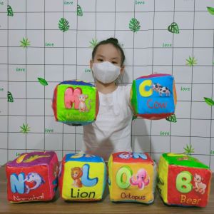 ĐỒ CHƠI XÚC XẮC HÌNH KHỐI BẢNG CHỮ CÁI TIẾNG ANH CHO BÉ SỚM NHẬN BIẾT