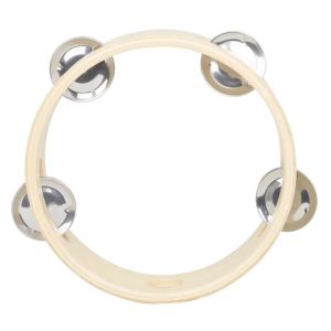IRIN | 6 Inch SY-96 Tambourine Kim Loại Cầm Tay Jingles Nhạc Cụ Gõ Dành Cho Trẻ Em Phát Triển Sở Thích Dụng Cụ Âm Nhạc Orff Bằng Gỗ