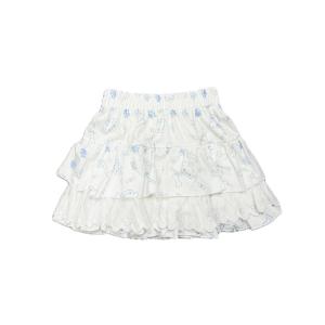 ชุดเสื้อยืดแขนสั้นสไตล์ญี่ปุ่น Ruibbit Original ชุดเดรสจักรวาลฤดูร้อน ชุดสองชิ้นสำหรับเด็กผู้หญิง ลายการ์ตูน ปกติ