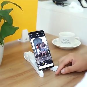 Holder HP Stand Lipat V Foldable Tablet Ipad Android Handphone Penyangga Serbaguna G38