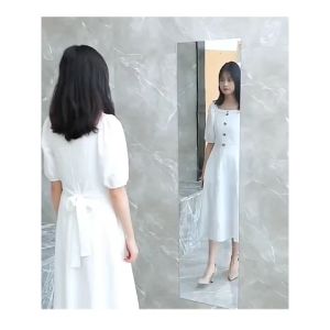 Gương Treo Tường toàn thân chống vỡ soi 20cm Quảng trường Không cần khoan tường Phòng tắm tủ quần áo khâu-NIEVE