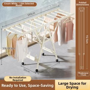 Folding Aluminum Drying Rack