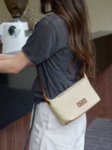Josiny | Retro Versatile Shoulder Bag with Canvas and Color Block Braided Rope Design