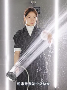 Vòi Hoa Sen Tăng Áp FOXIS- B8 Phun 3 Chế Độ Nước Kích Thước Lớn Bấm Để Chuyển Đổi Thuận Tiện