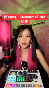 Soundcard thu âm livestream M3A - Hỗ trợ karaoke podcast chỉnh giọng hát
