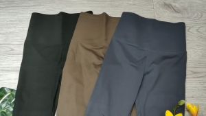 Quần dài nữ tập gym yoga aerobic thể thao cạp cao chất liệu thun lạnh thấm hút mồ hôi co dãn 4 chiều BINSPORTS Q169