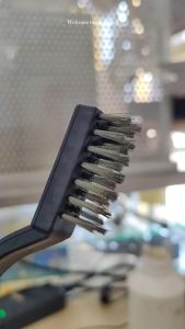 Wire Brush Set Gas Stove Clean Nylon Copper Brushes Kitchen Range Hood Wire Kitchen Cleaning Tools 3PCS