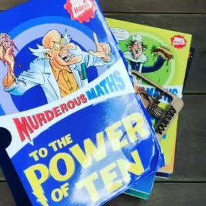 MURDEROUS MATHS COLLECTION (10 Books) box-packed Extracurricular essential childrens picture book educational Logic Books