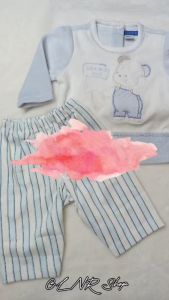 LNR Shop Setelan untuk Bayi 1-5 Bulan Lengan Panjang Pendek Floral Butterfly Bear