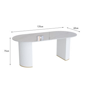 OUQI | Modern Minimalist High-end Small Home Table Stone Slab