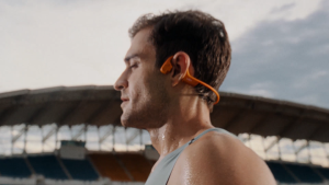 SHOKZ S821 OpenRun Pro 2 Mini bone conduction bluetooth headphones|DualPitch for superior sound|Open-ear design for personal safety|Secure fit for sports-time listening|12 hours of prolonged play time|Flagship multi-device connection
