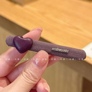 Love Heart Hair Combs Womens Bangs Side Clips Simple Style Retro Duckbill Clips Hair Accessories for Straight And Curly Hair