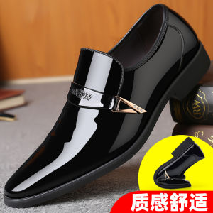 Casual Leather Shoes Soft Upper Slip-On Mens Footwear Breathable Large Size Business Formal British Trend Korean Style