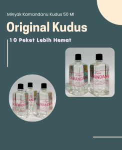 10 Peket Minyak Kamandanu Kudus 50 Ml Original Minyak Pijat Dan Terapi