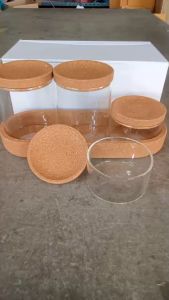 ชุดกระเป๋าโถแก้วพร้อมฝาไม้ก๊อก 5 ชิ้น เลเซอร์ฟรี ชุดที่ใส่เมล็ดกาแฟ พื้นที่ ภาชนะ โถมีฝาปิด ที่ใส่อาหาร ไม่ใช่แก้ว แต่สร้างความสวยงามหลายครั้ง คุณภาพและคงทนเข้าใจ ใบหน้าที่คุณควรเลือก