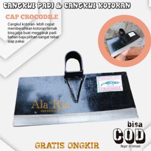 CANGKUL GARUK KOTORAN TERNAH BAHAN BAJA ASLI