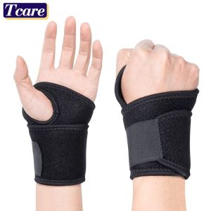 1 Pair Sports Carpal Tunnel Wrist Brace Adjustable Wrist Support Wrist Compression Wrap with Pain Relief Arthritis Tendinitis