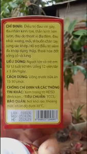 Hàng chính hãng Phong tê thấp Bà Giằng hộp 400 viên hoàn cứng