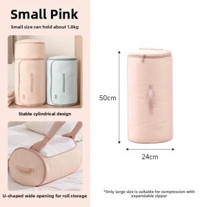 Compressing Quilt and Clothing Storage Bag