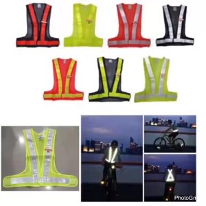 Reflector Vest Safety Vest Skeleton Type with ID Holder
