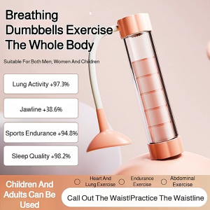 BREATH TRAINER⭐ Dumbell Pernapasan Portable - Pembentuk Lemak / Alat Latihan Diafragma / Petal Trainer Wajah & Perut / Pembentuk V-line / Peningkatan Kapasitas Paru / Aksesoris Fitness Multifungsi ✨ FA