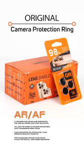 ใหม่! ฟิล์มเลนส์ไทเทเนียม สีตามเครื่องจริง 1:1 ปกป้องระดับพรีเมียม AF+AR สำหรับ iPhone 12PROMAX 13PRO17PRO 15PRO 16PRO