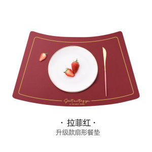 Nệm Bàn Ăn Bằng Da PVC Chống Thấm Nước Chống Dầu Tròn Chống Trượt Cách Nhiệt Phong Cách Bắc Âu Cho Nhà Hàng Và Khách Sạn