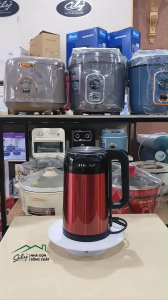 Ấm Siêu Tốc Inox 304 JING GU Chính Hãng Nhanh Sôi 2 Lớp Chống Bỏng BH 12 Tháng