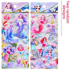 DAXIANTONGXIN | Mermaid Princess Dress Up 3D Bubble Sticker