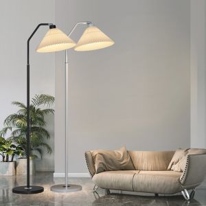 COD floor lamp living room bedroom bedside lamp modern creative fabric decorati Study floor lamp