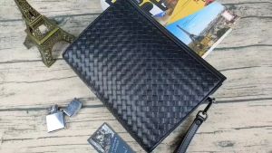 Clutch cầm tay nam da bò thật CL144LD (Đen) - 100% da thật BH 3 năm