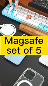 5IN1 PD 20W ชุดชาร์จโมเดล iPhone, ชาร์จแม่เหล็ก 15W สำหรับสมาร์ทแพทย์ + ไฟมือถือ 20W, ที่ชาร์จ 35W + เซ็ตกล่องของ ขวั 14/13/12/11