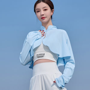 VTTO Tops Women Sun Protection Jacket Arm Sleeves Anti-UV Shawls Cool Oversleeves Thin Sleeves Outdoor Riding Clothing