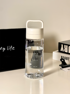 แก้วน้ำพลาสติก Tritan ระดับอาหารสำหรับฤดูร้อน ทนความร้อนได้สูง น้ำหนักเบา แบบพกพา ดื่มได้ตรงๆ โปร่งใส ดีไซน์เรียบง่าย