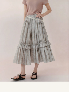 AIVEI | Celebrity Same Style Retro Country Plaid Dress