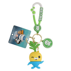Octonauts Keychain Pendant Toys Captain Barnacles Professor Inkling Dashi Kwazii Peso Shellington PVC Plastic Doll Birthday Gift