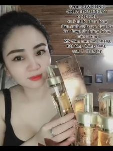 Tinh Chất Vàng Dưỡng Trắng Da Collagen Luxury Gold 3w Clinic 150ml - Serum Dưỡng Da Trắng Nhanh Chóng