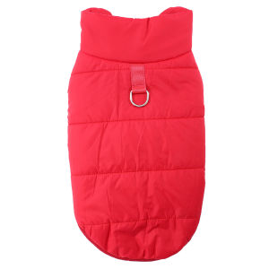 Windproof Dog Jacket For Small Medium Dogs Autumn Winter Warm With D-ring Puppy Clothes Chihuahua Schnauzer Pet Fleece Costume